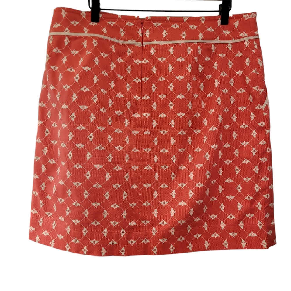 Talbots, Skirt, Short Straight Pencil Skirt,  Bee Print, Stretch, Women's sz 14 - Picture 2 of 4
